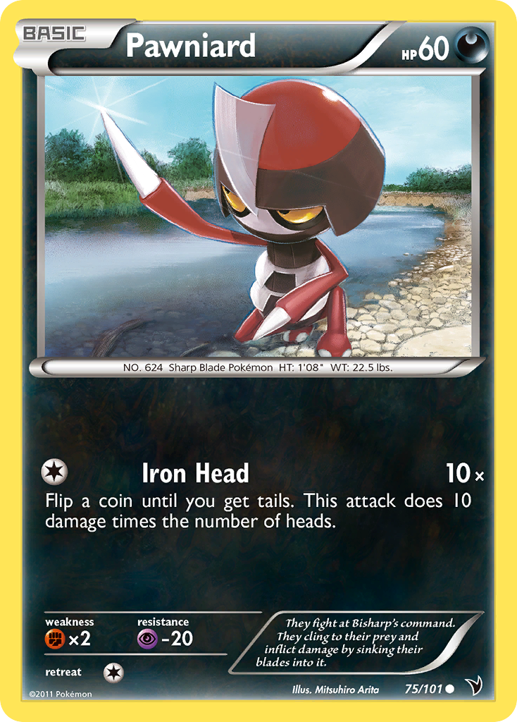 Pawniard (75/101) [Black & White: Noble Victories] Reverse Holofoil