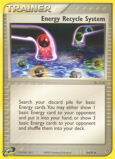 Energy Recycle System (84/97) [EX: Dragon] Reverse Holofoil