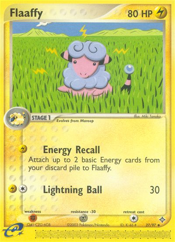 Flaaffy (27/97) [EX: Dragon] Reverse Holofoil