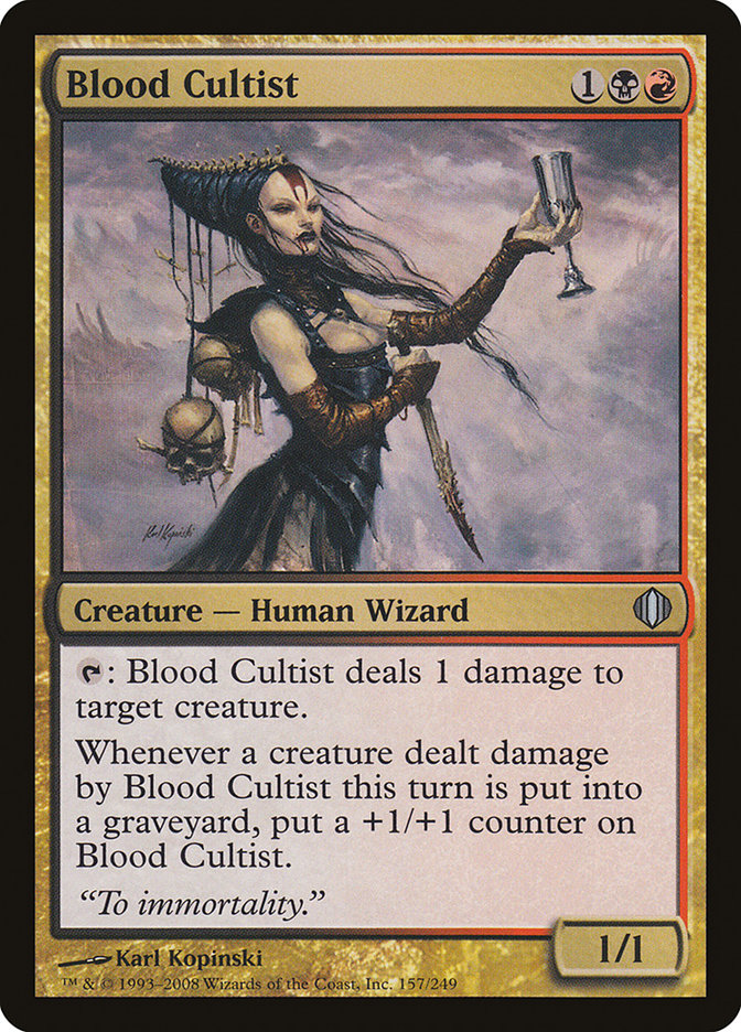 Blood Cultist [Shards of Alara] Foil