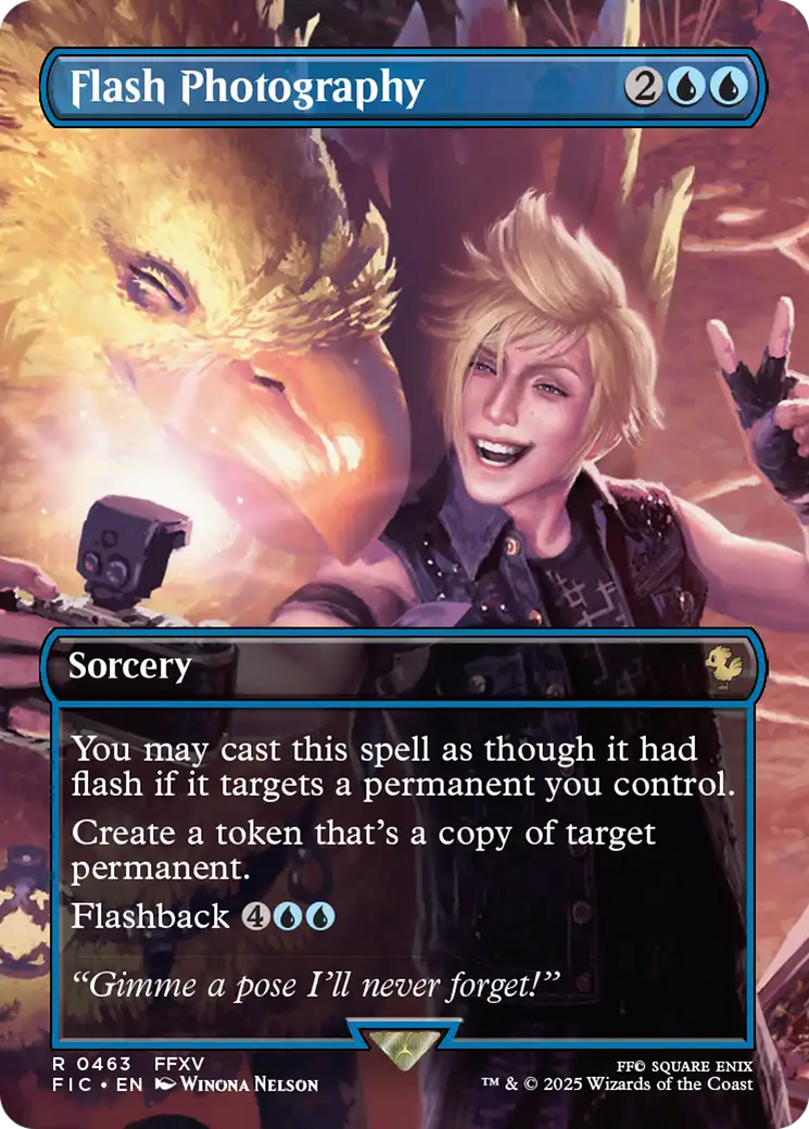 Flash Photography (Borderless) [FINAL FANTASY Commander] Foil