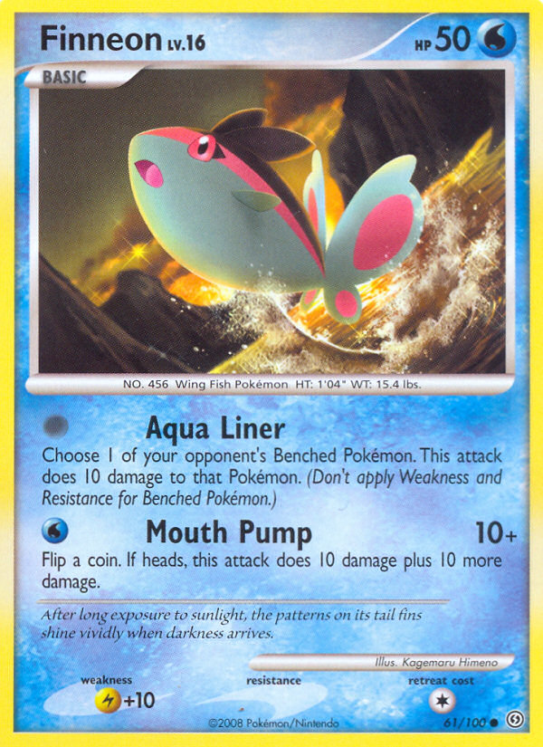 Finneon (61/100) [Diamond & Pearl: Stormfront] Reverse Holofoil