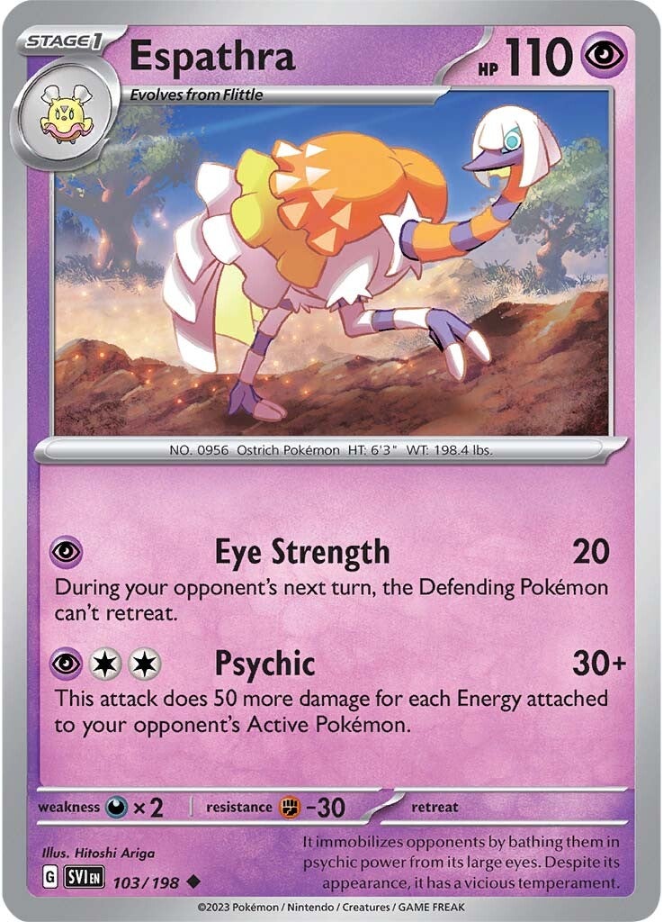 Espathra (103/198) [Scarlet & Violet: Base Set] Reverse Holofoil