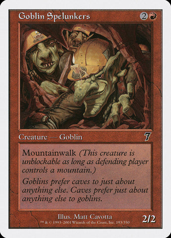 Goblin Spelunkers [Seventh Edition] Foil