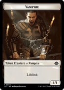 Bat // Vampire (0004) Double-Sided Token [The Lost Caverns of Ixalan Commander Tokens] Foil