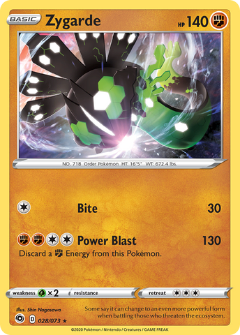 Zygarde (028/073) [Sword & Shield: Champion's Path] Reverse Holofoil