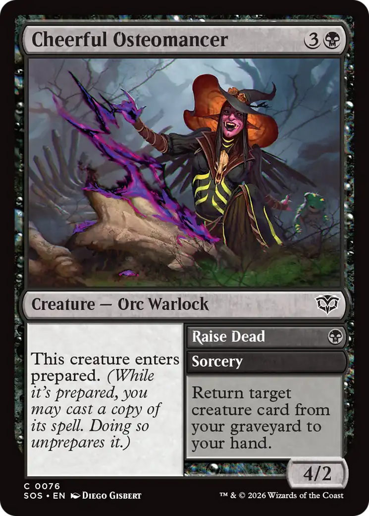 Cheerful Osteomancer [Secrets of Strixhaven] Foil