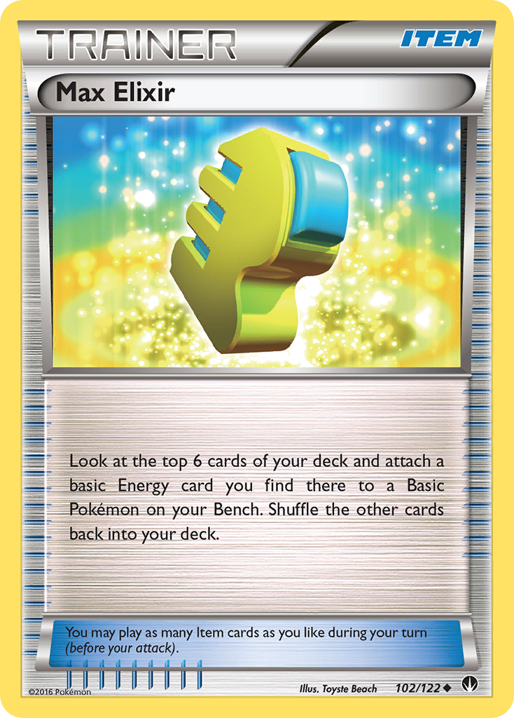 Max Elixir (102/122) [XY: BREAKpoint] Reverse Holofoil