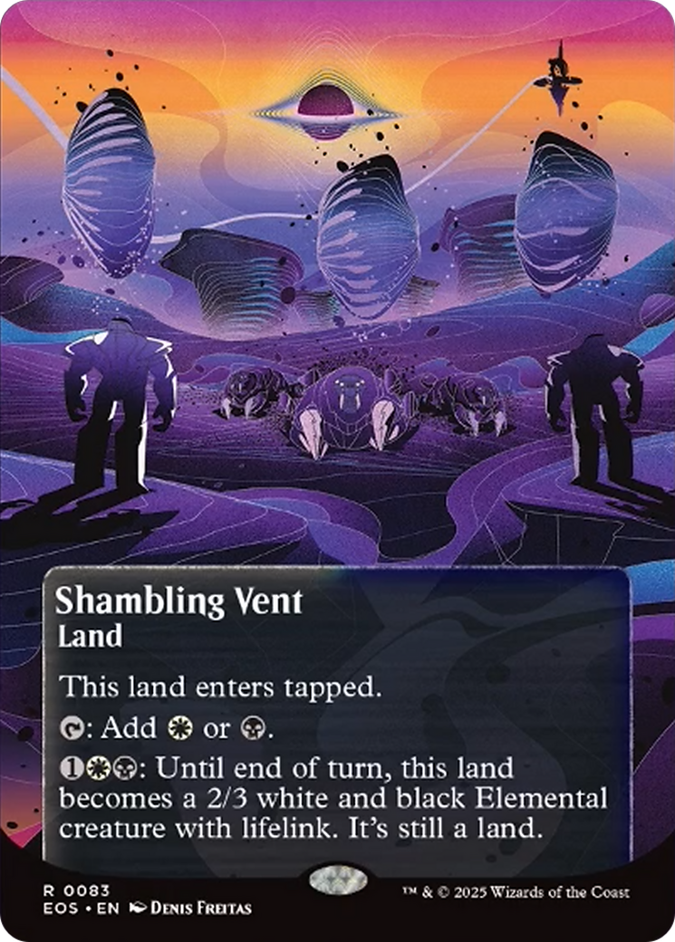Shambling Vent (0083) (Borderless) [Edge of Eternities: Stellar Sights] Foil