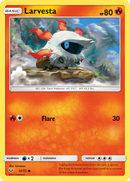 Larvesta (12/73) [Sun & Moon: Shining Legends] Reverse Holofoil