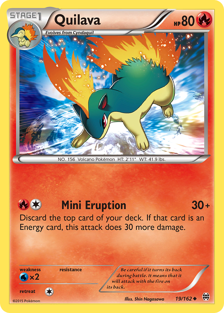 Quilava (19/162) [XY: BREAKthrough] Reverse Holofoil