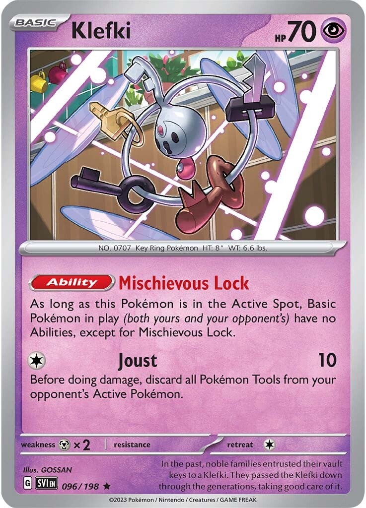Klefki (096/198) [Scarlet & Violet: Base Set] Reverse Holofoil
