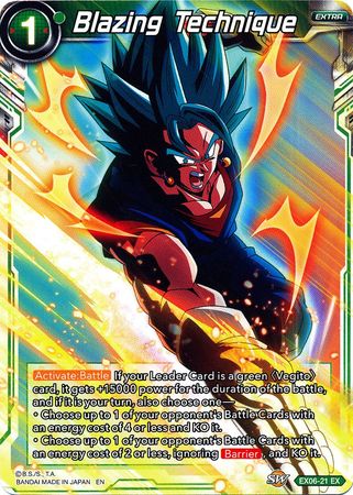 Blazing Technique (EX06-21) [Special Anniversary Set] Parallel Foil