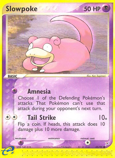 Slowpoke (45/95) [EX: Team Magma vs Team Aqua] Reverse Holofoil