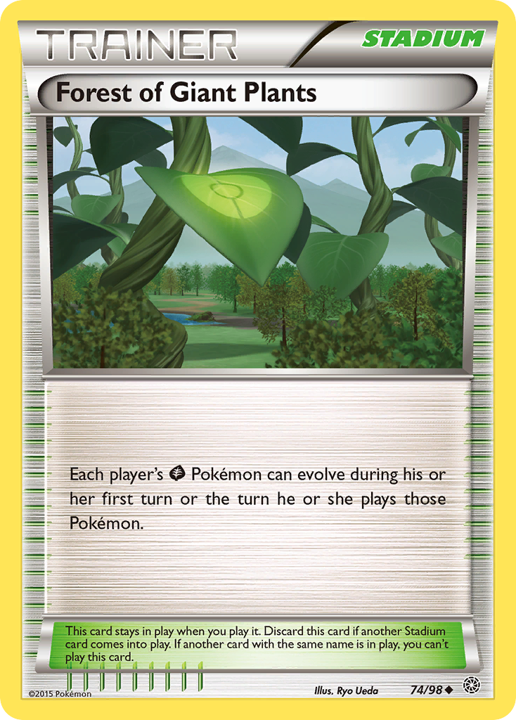 Forest of Giant Plants (74/98) [XY: Ancient Origins] Reverse Holofoil