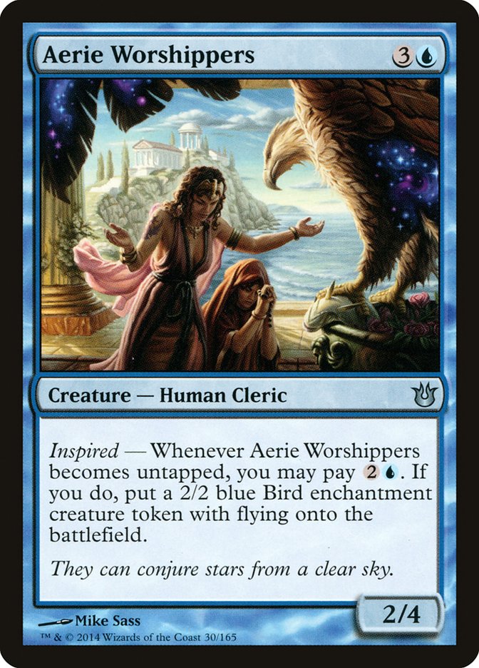 Aerie Worshippers [Born of the Gods] Foil