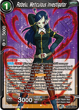 Robelu, Meticulous Investigator (BT14-130) [Cross Spirits] Parallel Foil