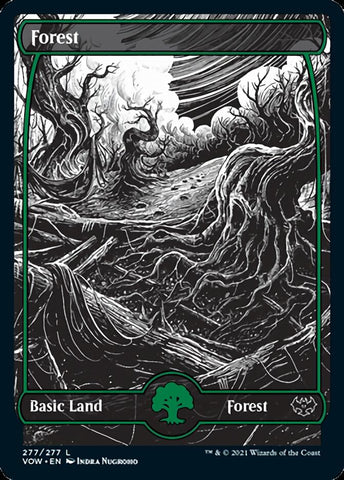 Forest (277) [Innistrad: Crimson Vow] Foil