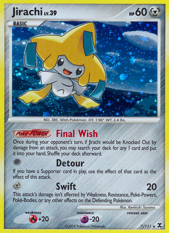 Jirachi (7/111) [Platinum: Rising Rivals] Reverse Holofoil