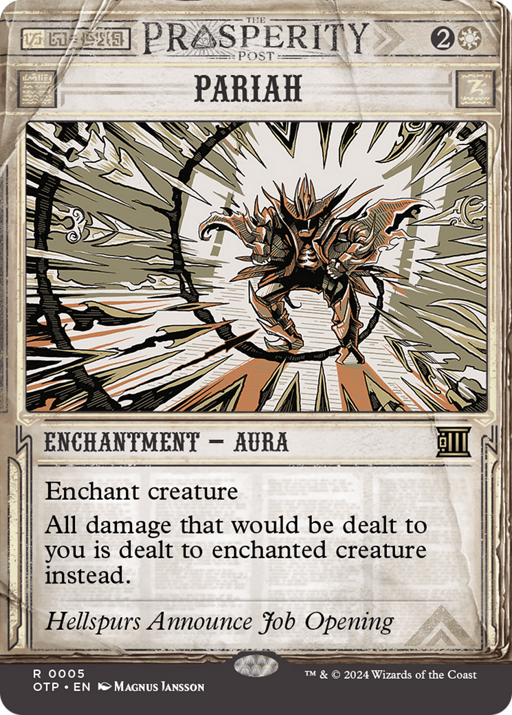 Pariah [Outlaws of Thunder Junction: Breaking News] Foil