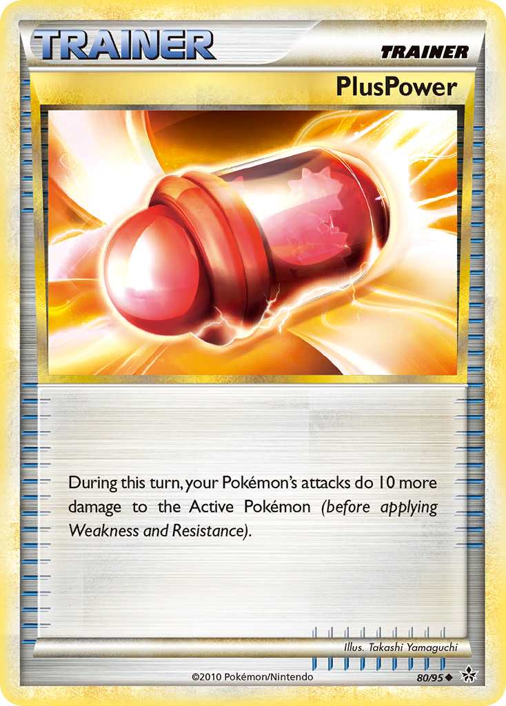 PlusPower (80/95) [HeartGold & SoulSilver: Unleashed] Reverse Holofoil