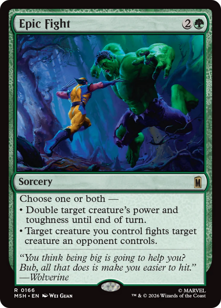 Epic Fight [Marvel Super Heroes] Foil