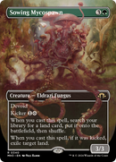 Sowing Mycospawn (Borderless) [Modern Horizons 3] Foil