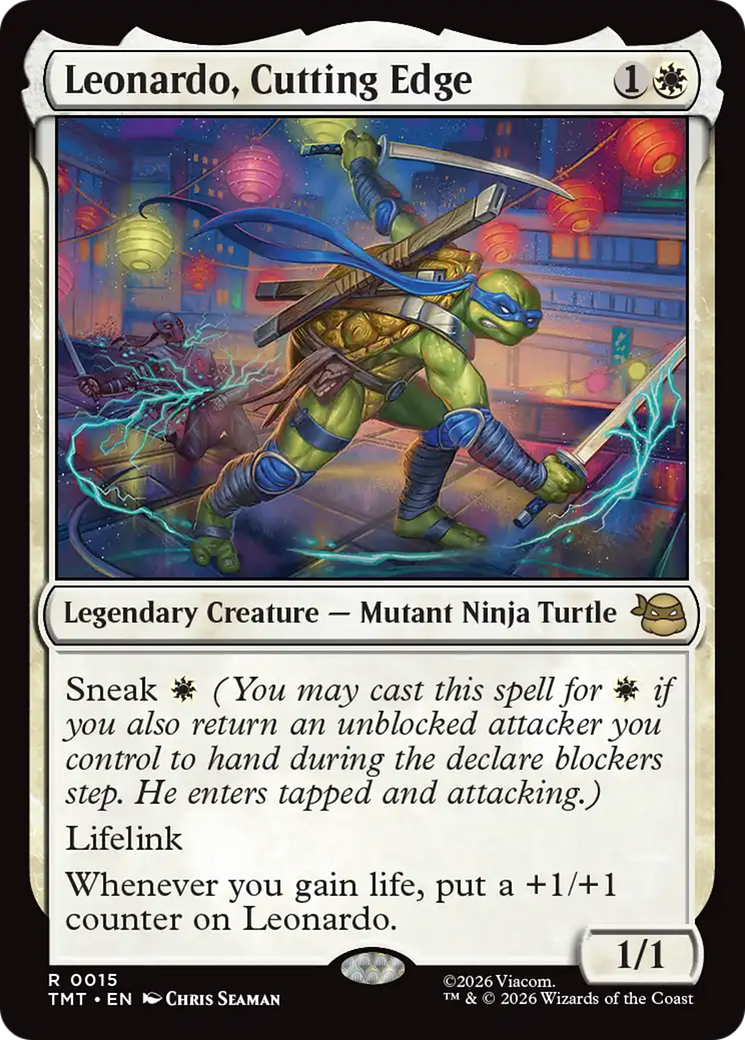 Leonardo, Cutting Edge [Teenage Mutant Ninja Turtles] Foil