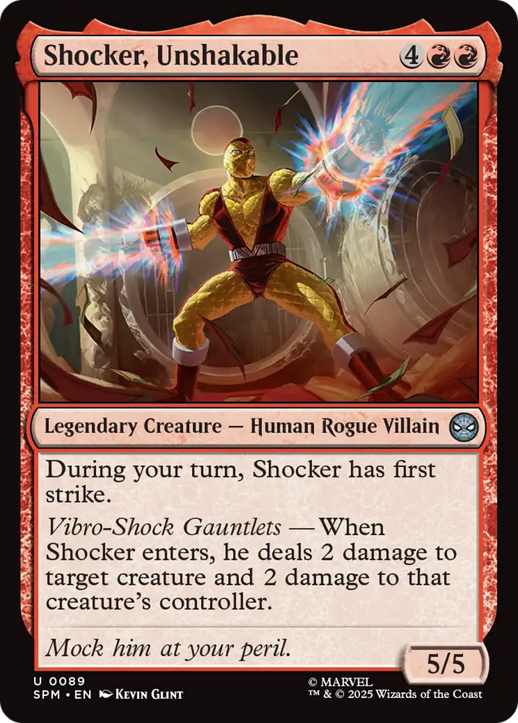 Shocker, Unshakable [Marvel's Spider-Man] Foil