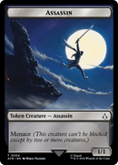 Assassin // Treasure Double-Sided Token [Assassin's Creed Tokens] Foil