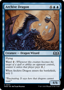 Archive Dragon [Wilds of Eldraine] Foil