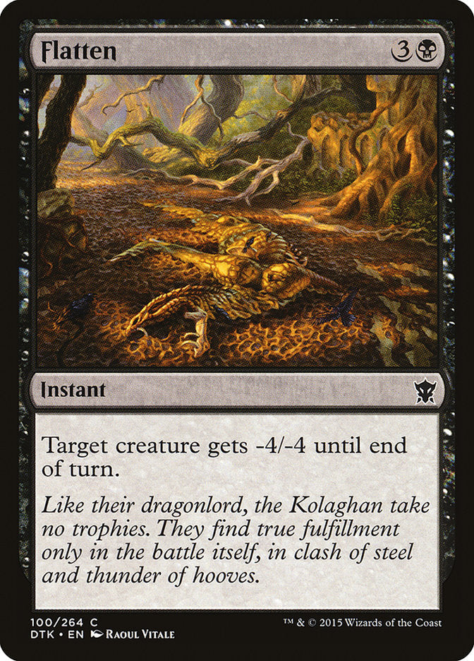 Flatten [Dragons of Tarkir] Foil