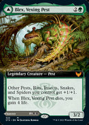 Blex, Vexing Pest // Search for Blex (Extended Art) [Strixhaven: School of Mages] Foil