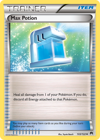 Max Potion (103/122) [XY: BREAKpoint] Reverse Holofoil