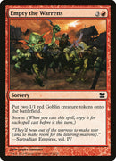 Empty the Warrens [Modern Masters] Foil