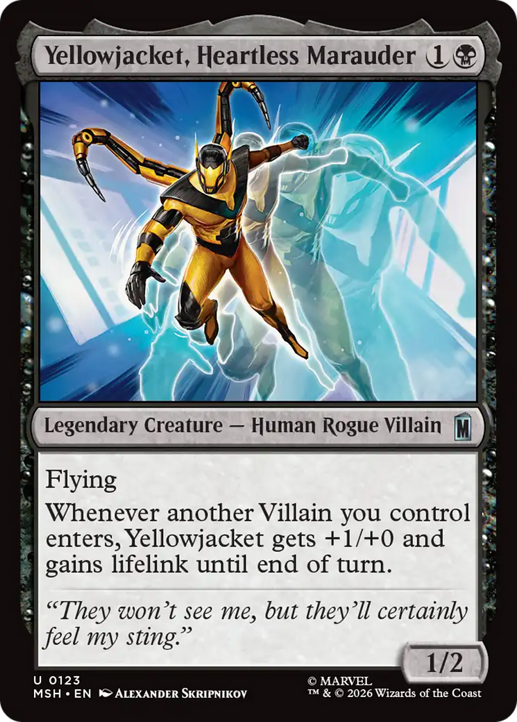 Yellowjacket, Heartless Marauder [Marvel Super Heroes] Foil