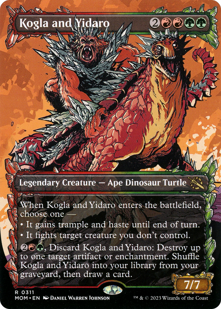 Kogla and Yidaro (Showcase Planar Booster Fun) [March of the Machine] Foil