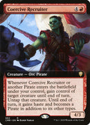 Coercive Recruiter (Extended Art) [Commander Legends] Foil