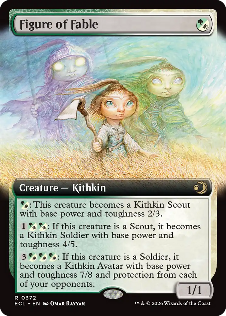 Figure of Fable (Extended Art) [Lorwyn Eclipsed] Foil