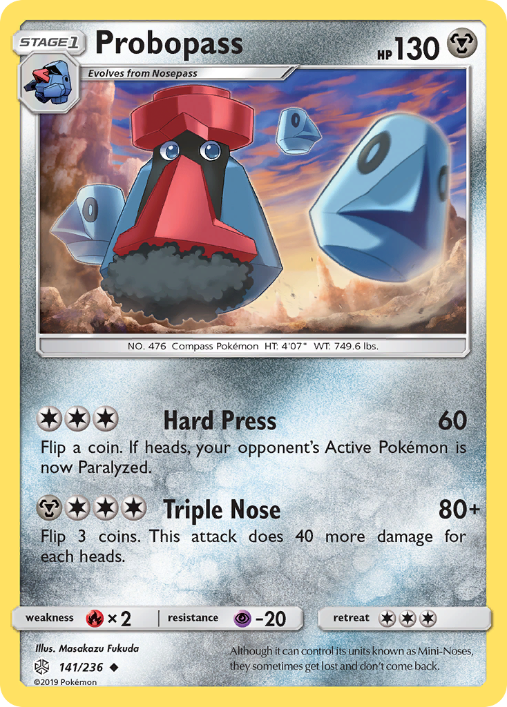 Probopass (141/236) [Sun & Moon: Cosmic Eclipse] Reverse Holofoil
