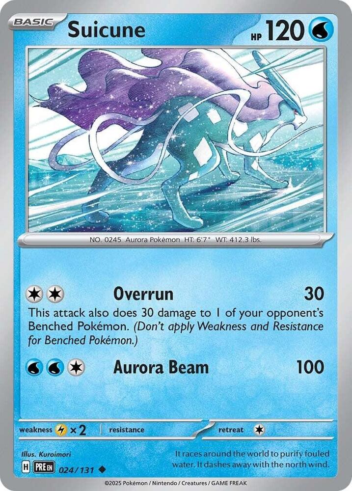 Suicune (024/131) [Scarlet & Violet: Prismatic Evolutions] Reverse Holofoil