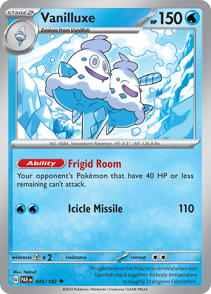 Vanilluxe (045/182) [Scarlet & Violet: Paradox Rift] Reverse Holofoil