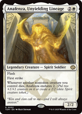 Anafenza, Unyielding Lineage [Tarkir: Dragonstorm] Foil