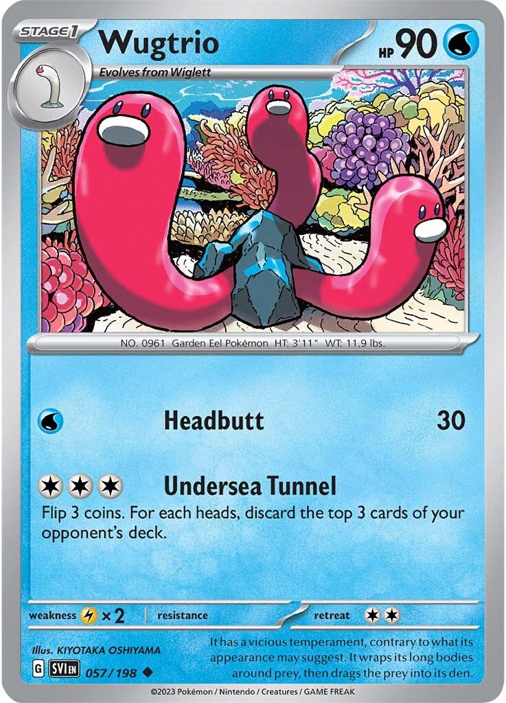 Wugtrio (057/198) [Scarlet & Violet: Base Set] Reverse Holofoil
