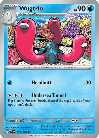 Wugtrio (057/198) [Scarlet & Violet: Base Set] Reverse Holofoil