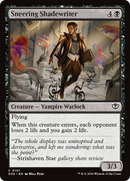 Sneering Shadewriter [Secrets of Strixhaven] Foil