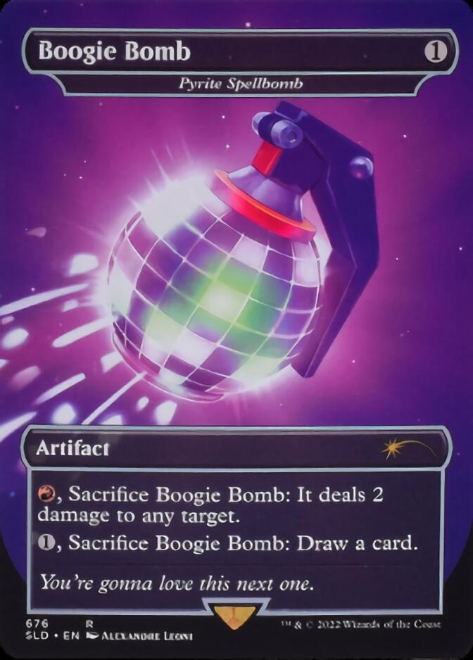 Pyrite Spellbomb - Boogie Bomb (Borderless) [Secret Lair Drop Promos] Foil