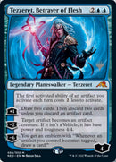 Tezzeret, Betrayer of Flesh (Promo Pack) [Kamigawa: Neon Dynasty Promos] Foil