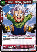 Trunks, Journey's Beginning (BT15-013) [Saiyan Showdown] Parallel Foil
