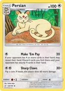 Persian (126/181) [Sun & Moon: Team Up] Reverse Holofoil